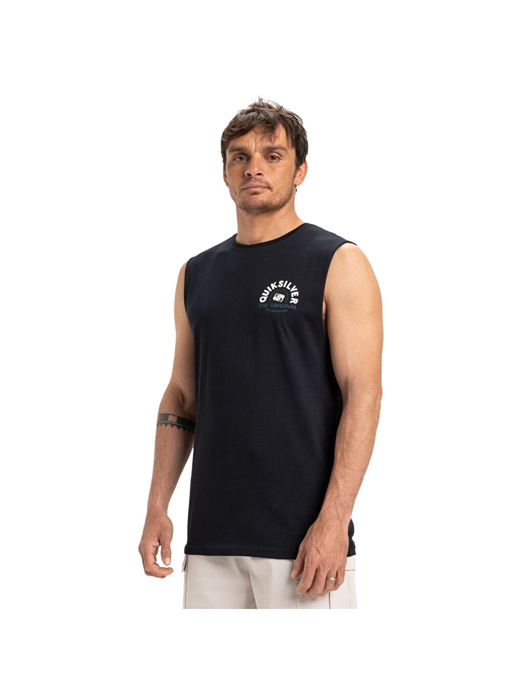 Ev Summer Road Muscle Erkek Siyah Tişört-2