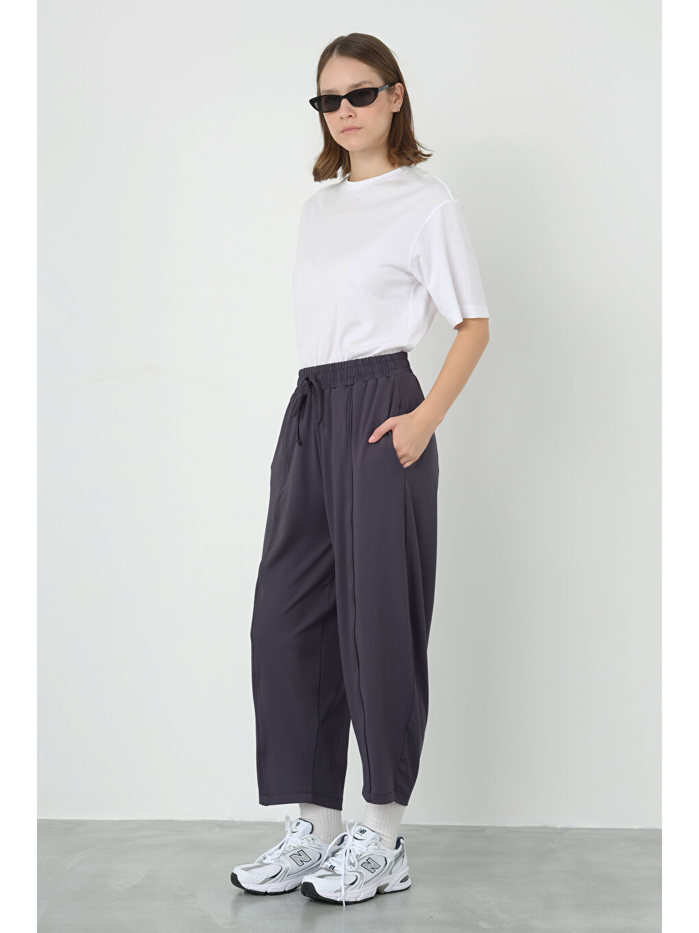 Parçalı Pantolon Antrasit-2