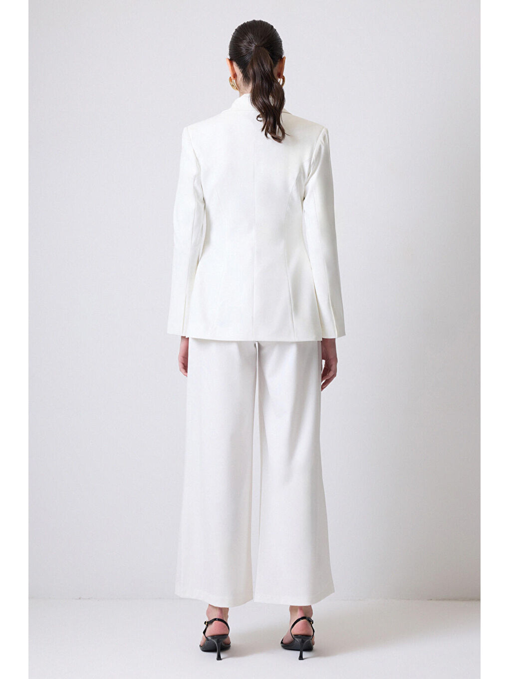 Ekru Ceket Pantolon Takım-3