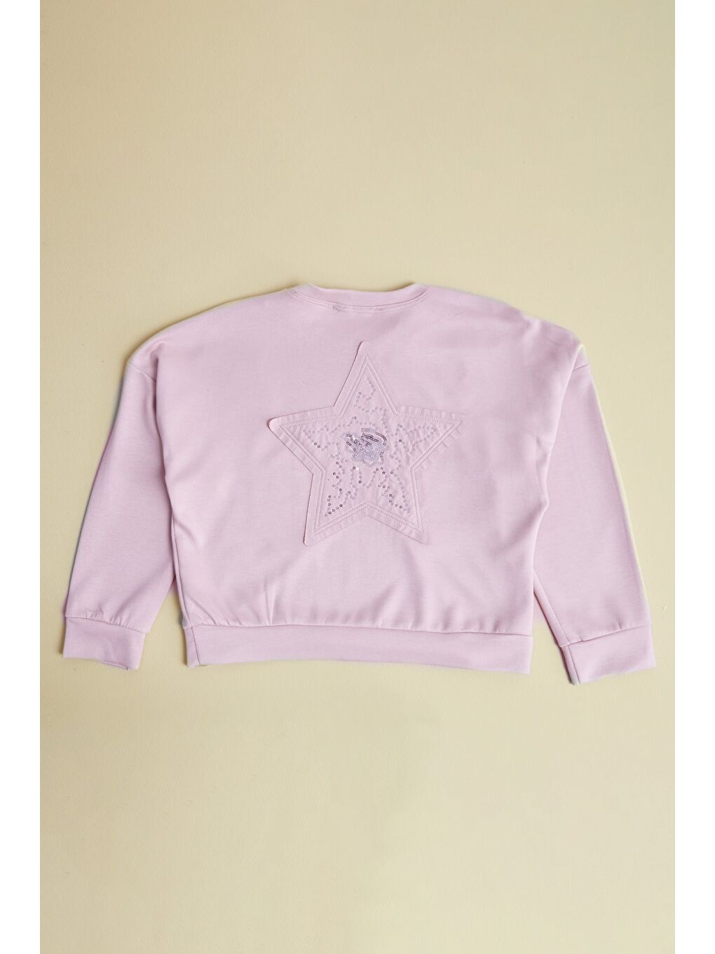 Pembe Yıldız Nakışlı 2 Li Kız Çocuk Takım-4