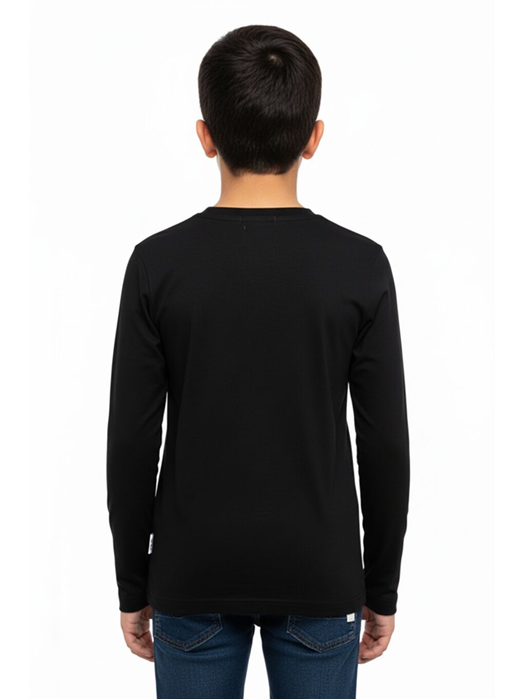 Siyah Erkek Çocuk Baskılı Tişört-4