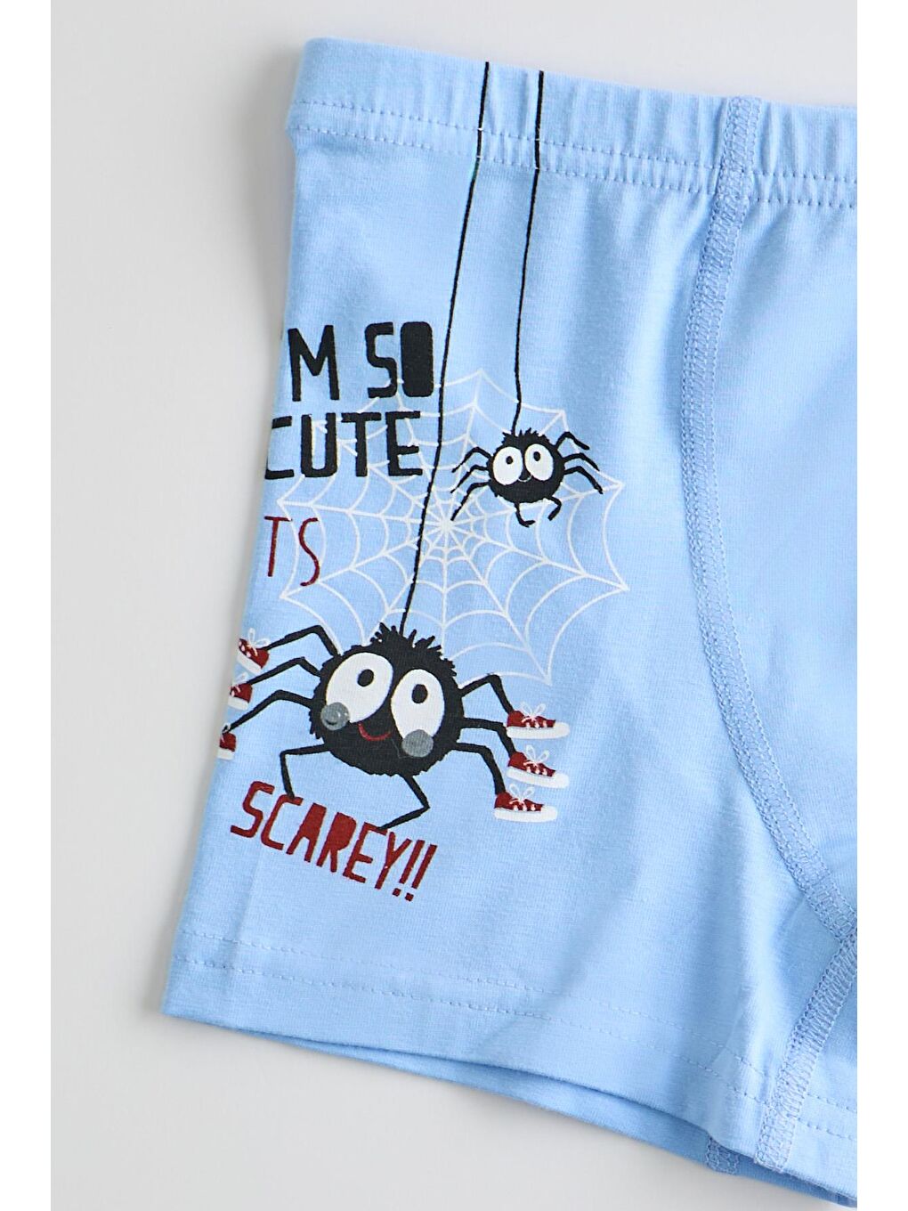 Karışık Erkek Çocuk 5 Li  Paket Örümcek Baskılı Boxer Çok Renkli-8