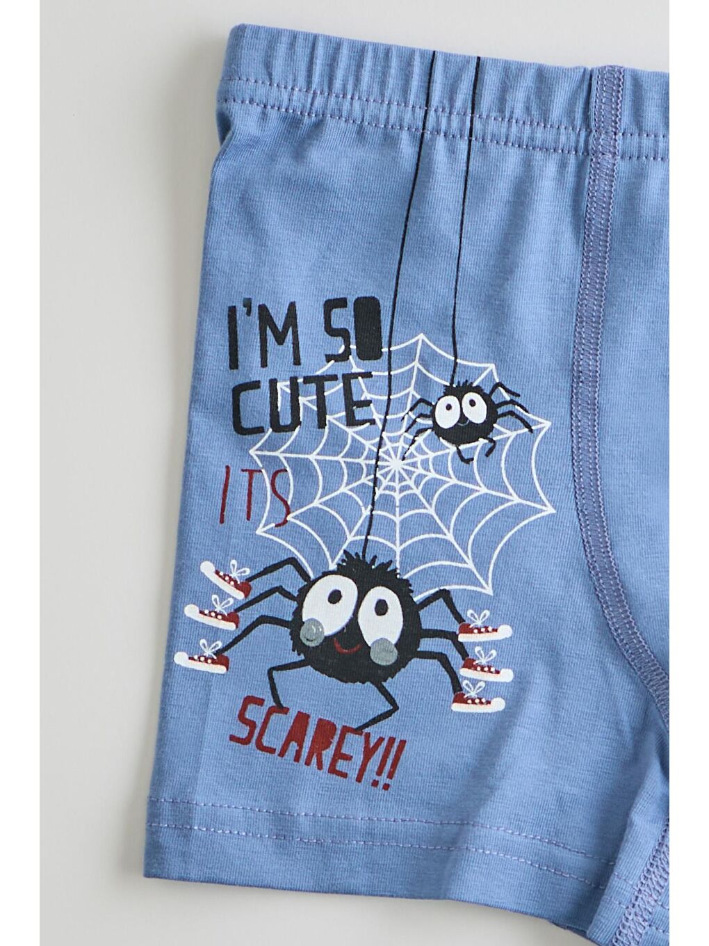 Karışık Erkek Çocuk 5 Li  Paket Örümcek Baskılı Boxer Çok Renkli-10