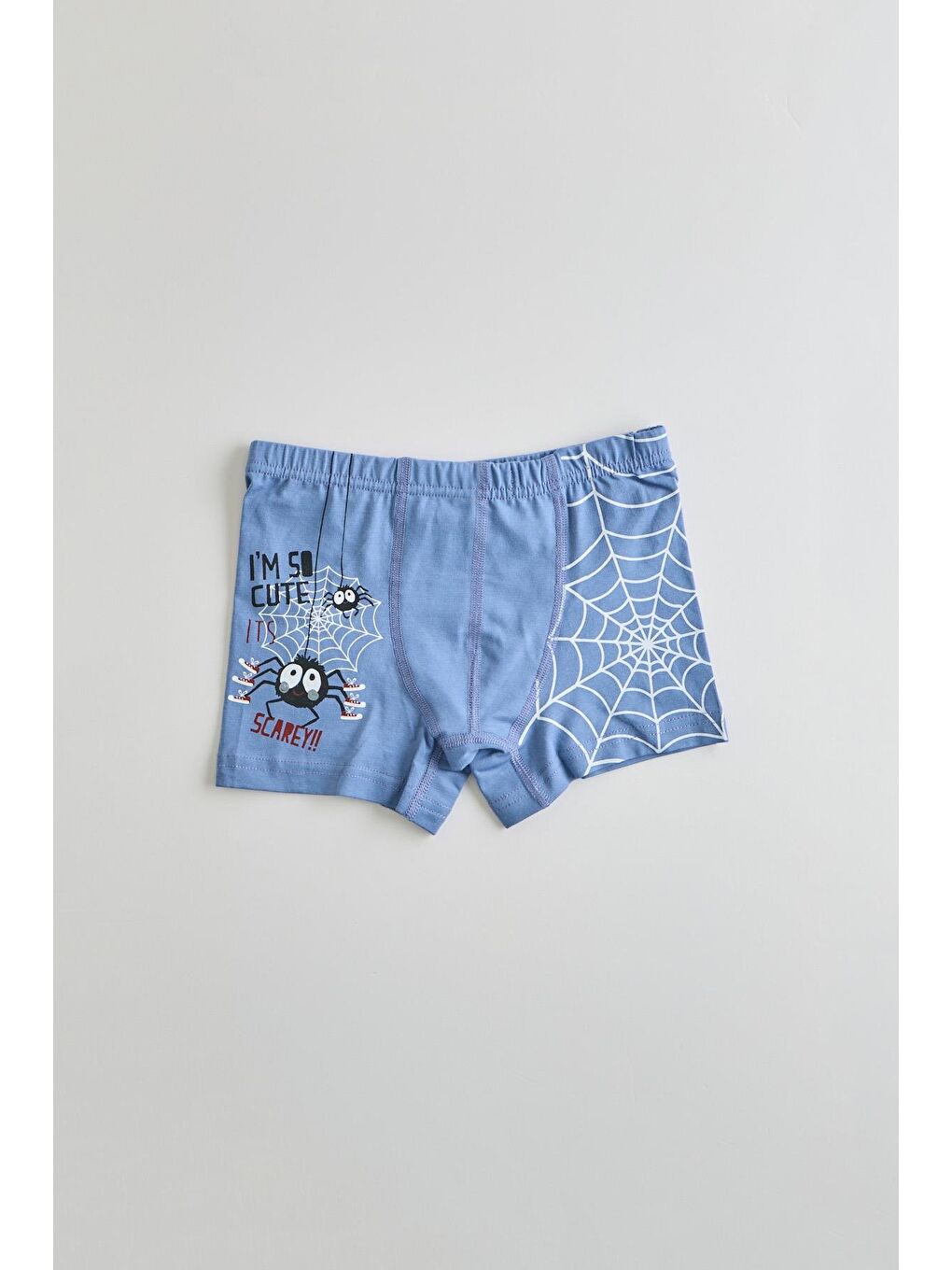 Karışık Erkek Çocuk 5 Li  Paket Örümcek Baskılı Boxer Çok Renkli-11