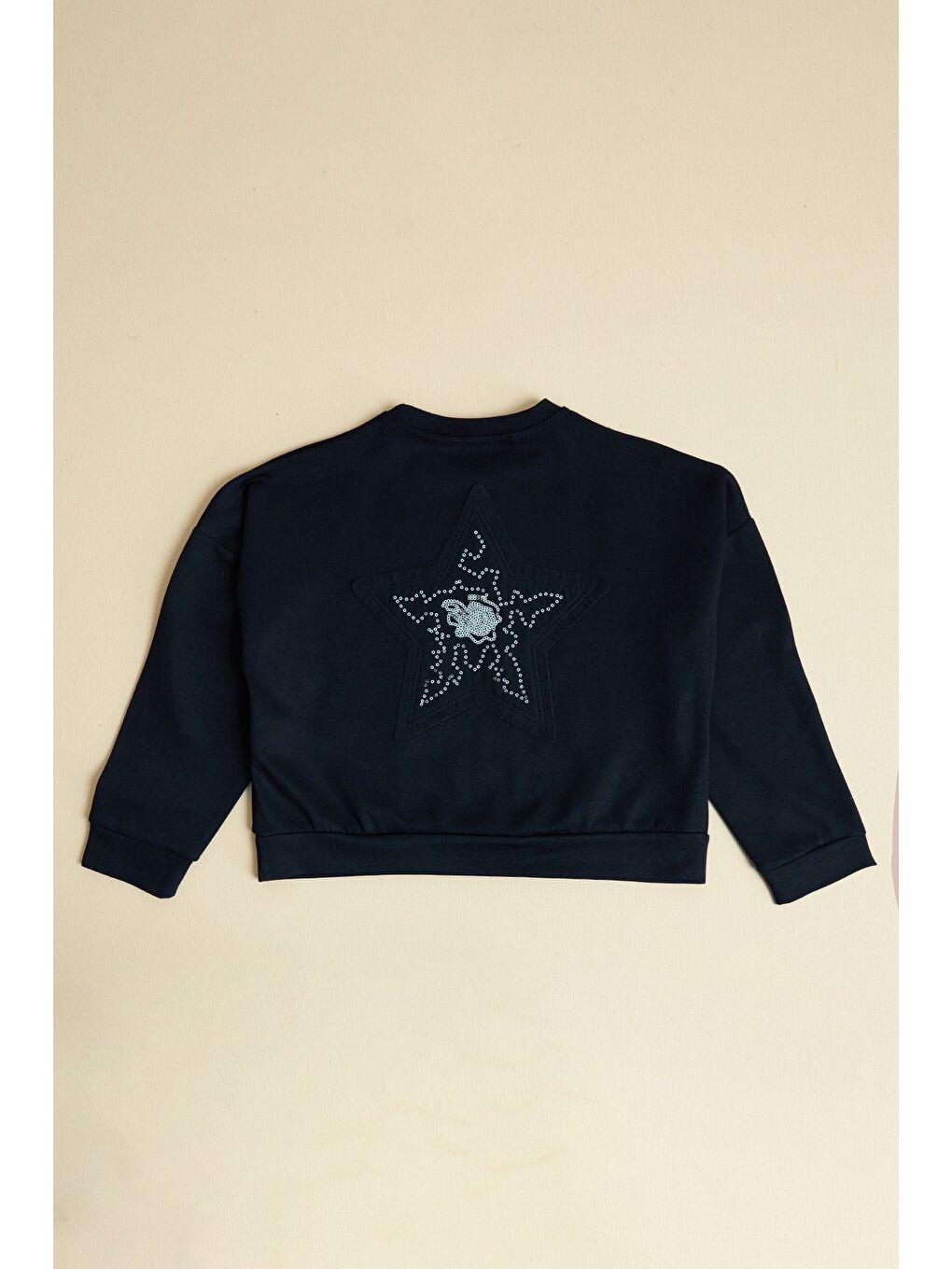 Siyah Yıldız Nakışlı 2 Li Kız Çocuk Takım-4