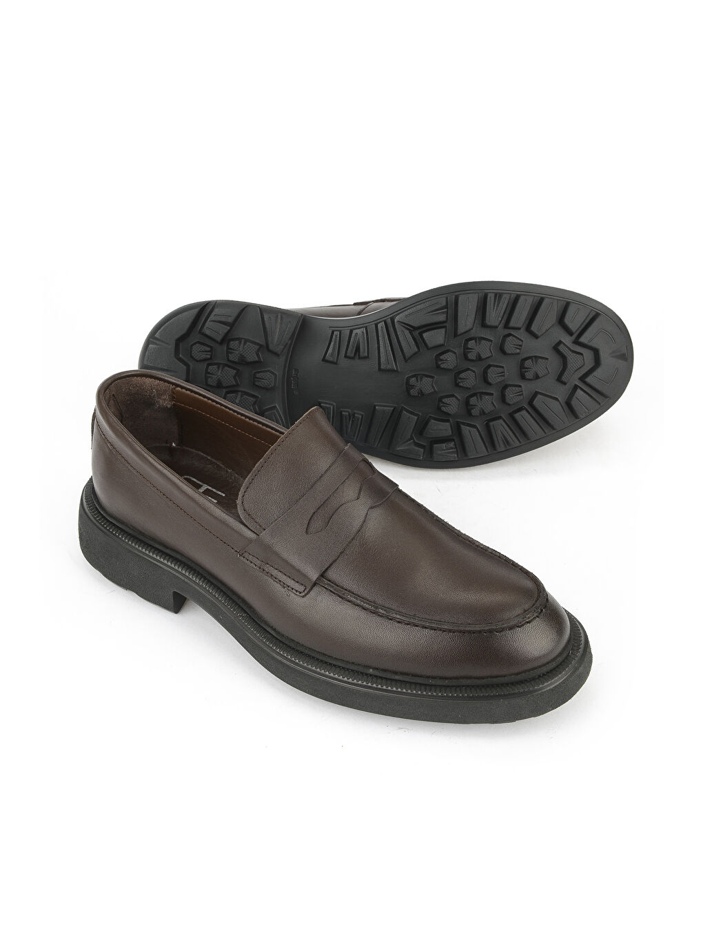 Kahverengi Erkek Hakiki Deri Ayakkabı 1531007Z4206 Kahve-3