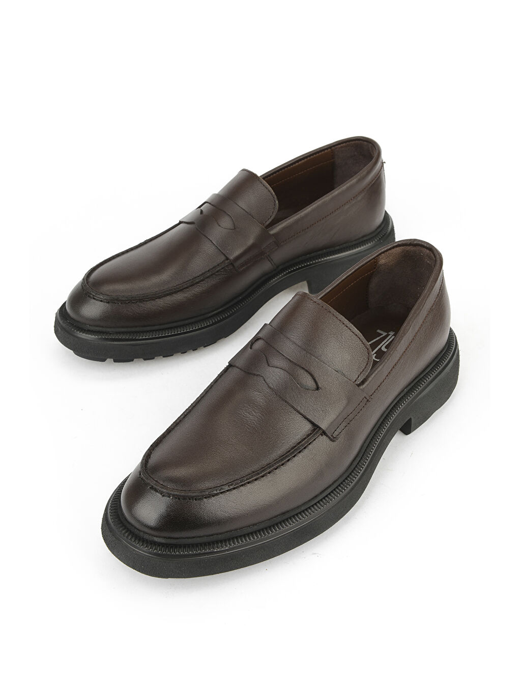 Kahverengi Erkek Hakiki Deri Ayakkabı 1531007Z4206 Kahve-4