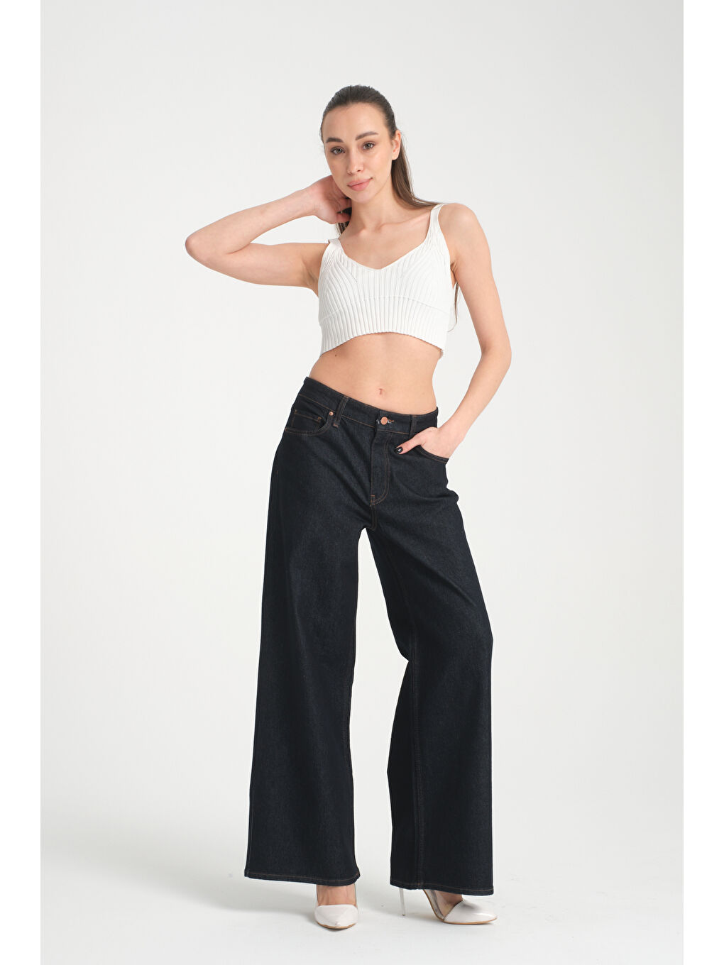 Rodi Mavi Carmen 012 Baggy Fıt Denim Pantolon 0923 - 4