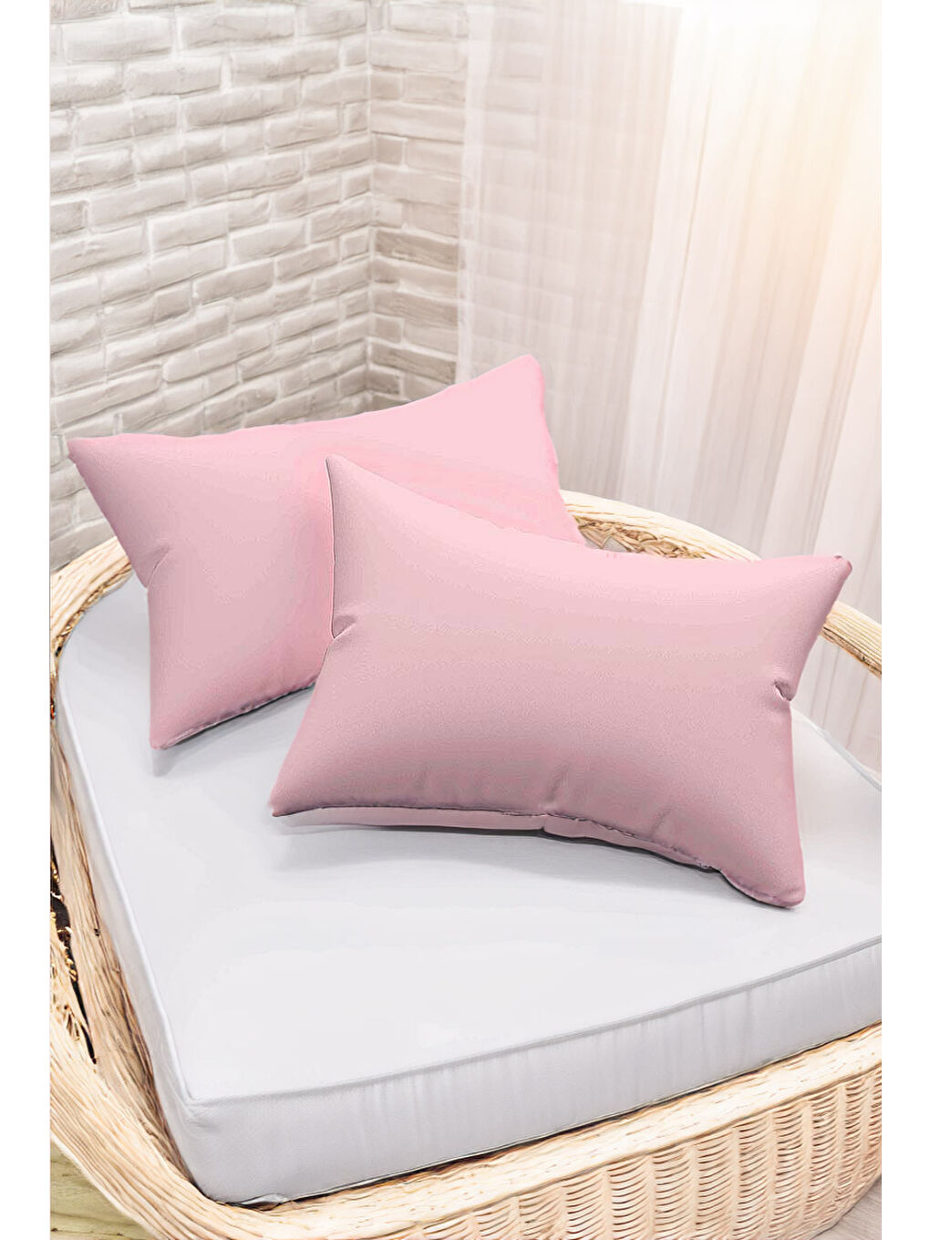 UPSTYLE Pembe Modern ve tasarım  Yastık Kılıfı Pembe 50x70 Cm