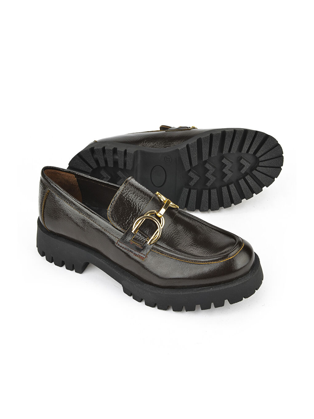 Kahverengi Hakiki Deri Kadın Ayakkabı 1531033Z2549 Kahve-3