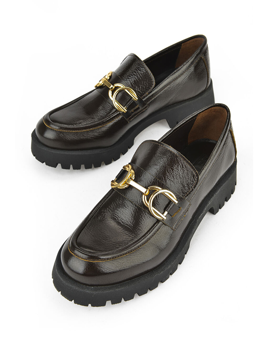 Kahverengi Hakiki Deri Kadın Ayakkabı 1531033Z2549 Kahve-4