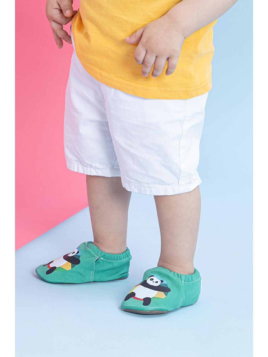 Panda Bear Hyper Şeker Pembe Barefoot Akıllı Patik-4