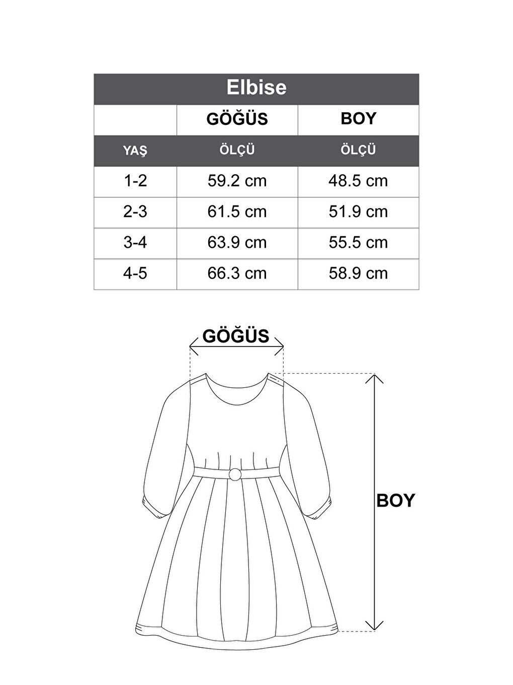 Bisiklet Yaka Fırfırlı Beli Büzgülü Bebe Mavisi Renk Kız Çocuk Elbise-2