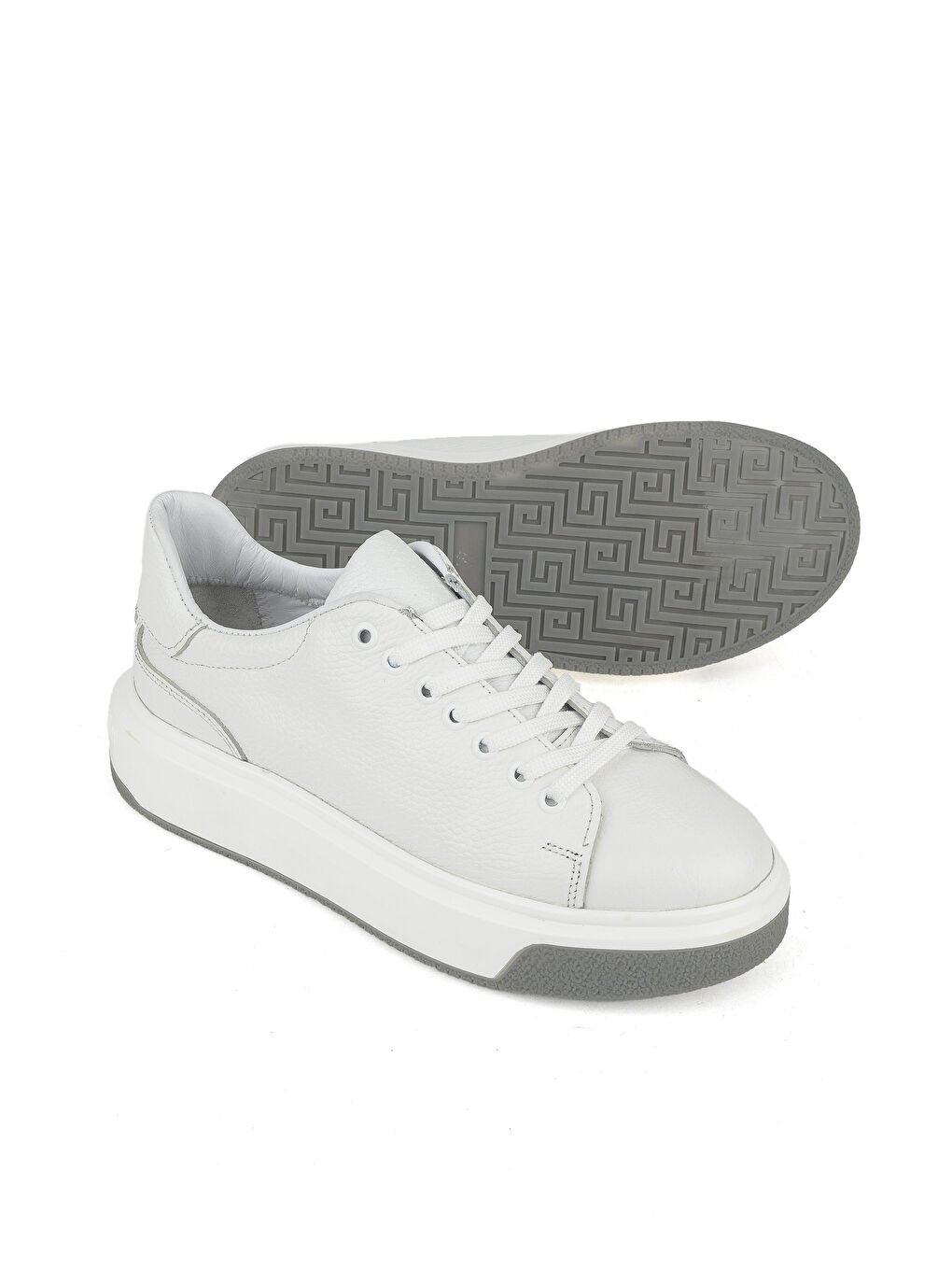 Erkek Hakiki Deri Ayakkabı 1531023Z1002 Beyaz-3