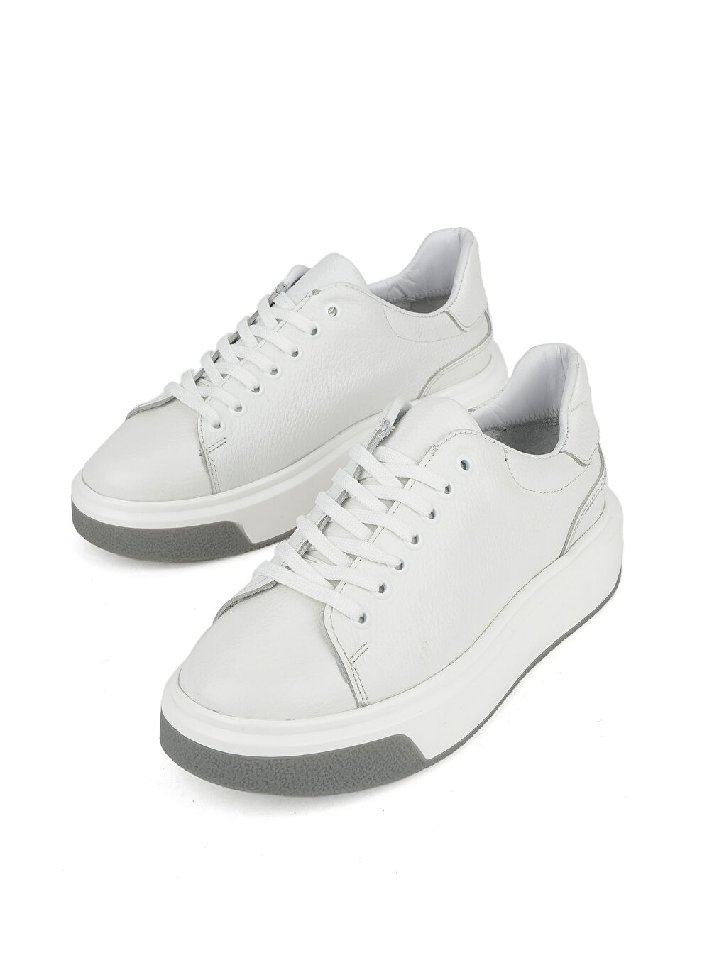 Erkek Hakiki Deri Ayakkabı 1531023Z1002 Beyaz-4