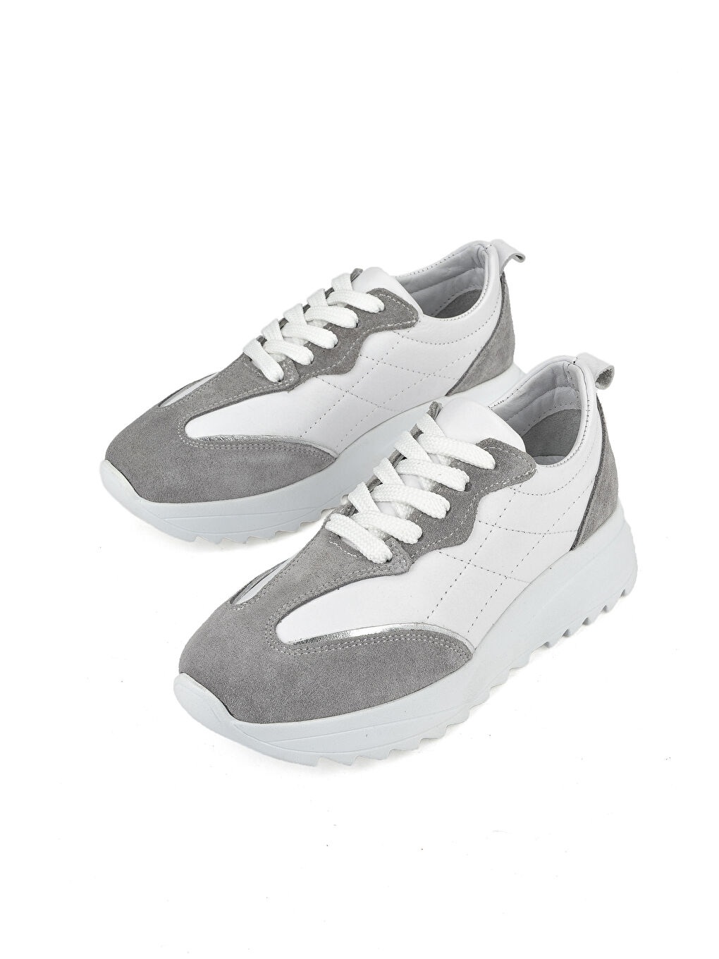 Kadın Hakiki Deri Sneaker 1531050Z26802420PK Beyaz-4