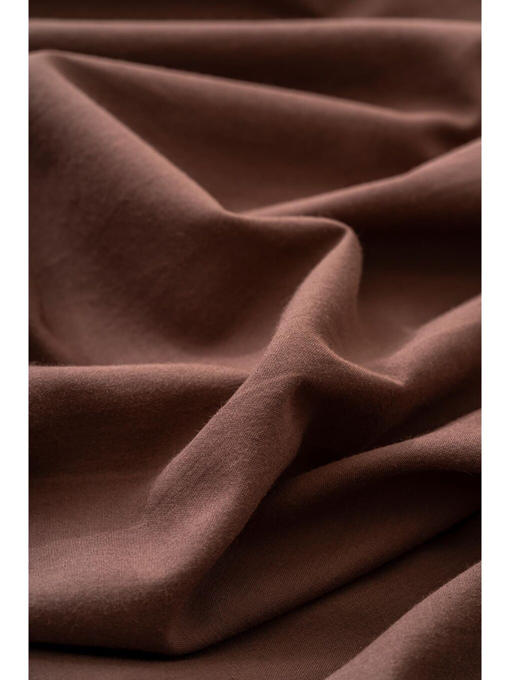 Kahverengi Kadın Tesettür %100 Pamuklu Vual Şal Kahve-2