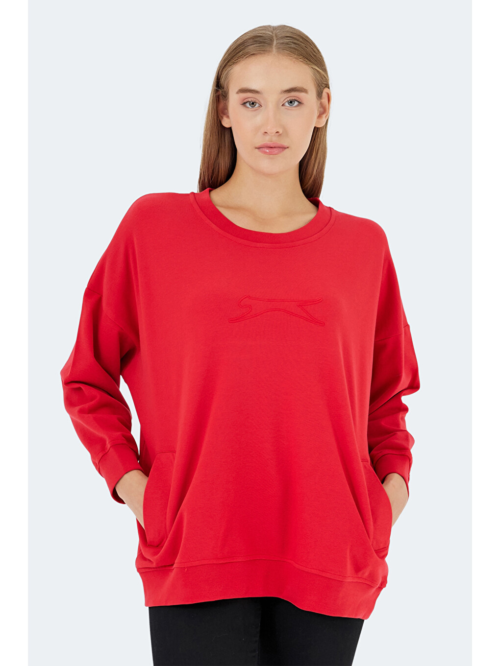 Karışık VIKENTI SW 3 LÜ SET Kadın Cepli Oversıze Sweatshırt-3