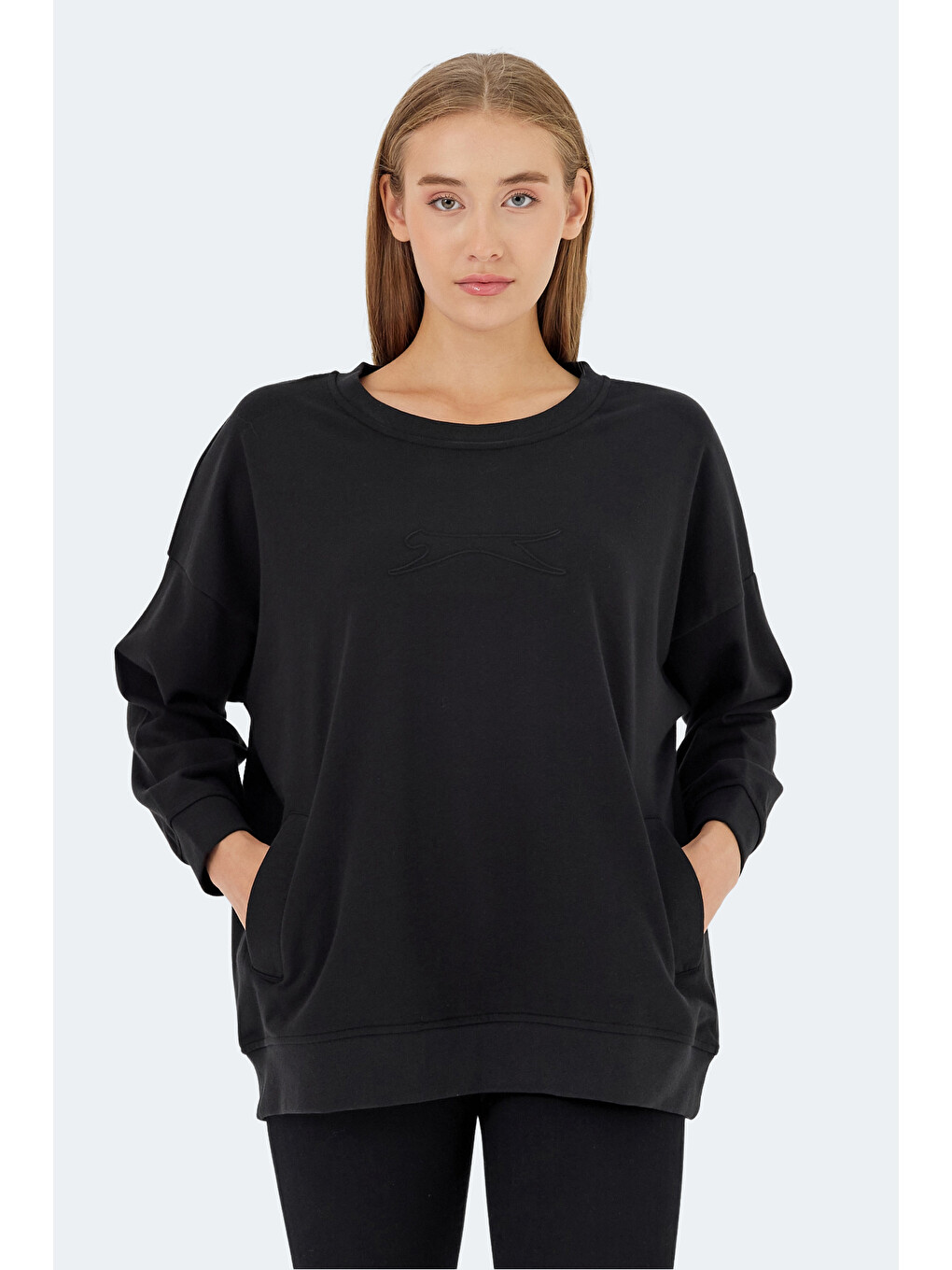 Karışık VIKENTI SW 3 LÜ SET Kadın Cepli Oversıze Sweatshırt-5