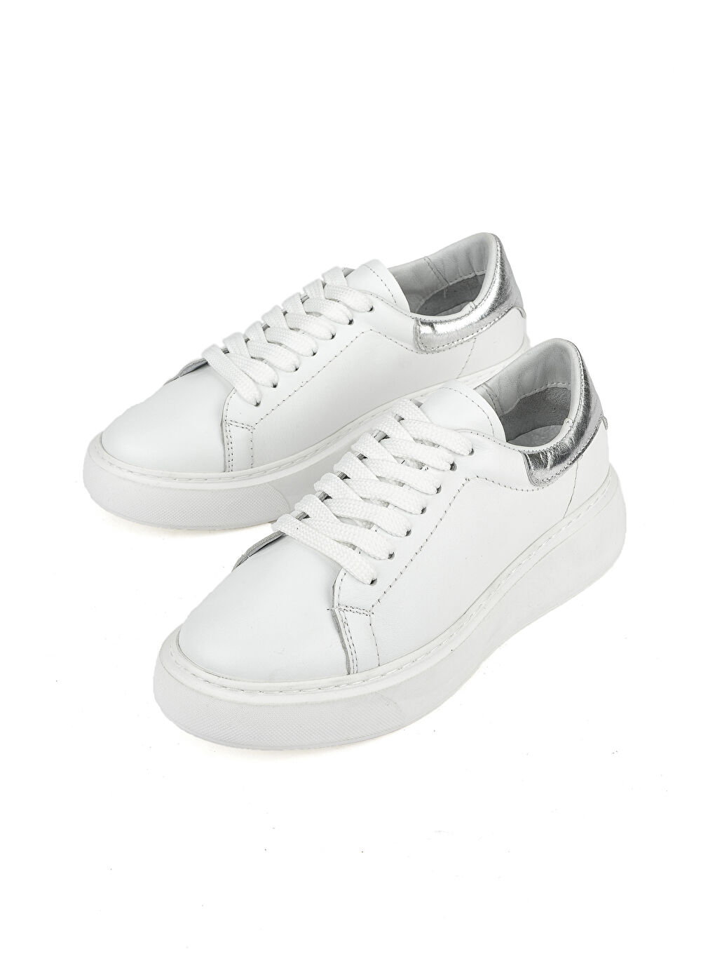 Kadın Hakiki Deri Sneaker 1531050Z26802370K Beyaz-4