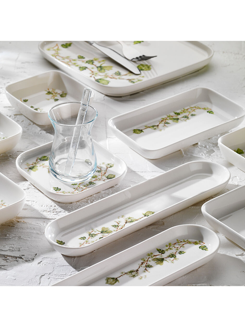 Luca Kahvaltı Takımı 32 Parça-Yeşil-2