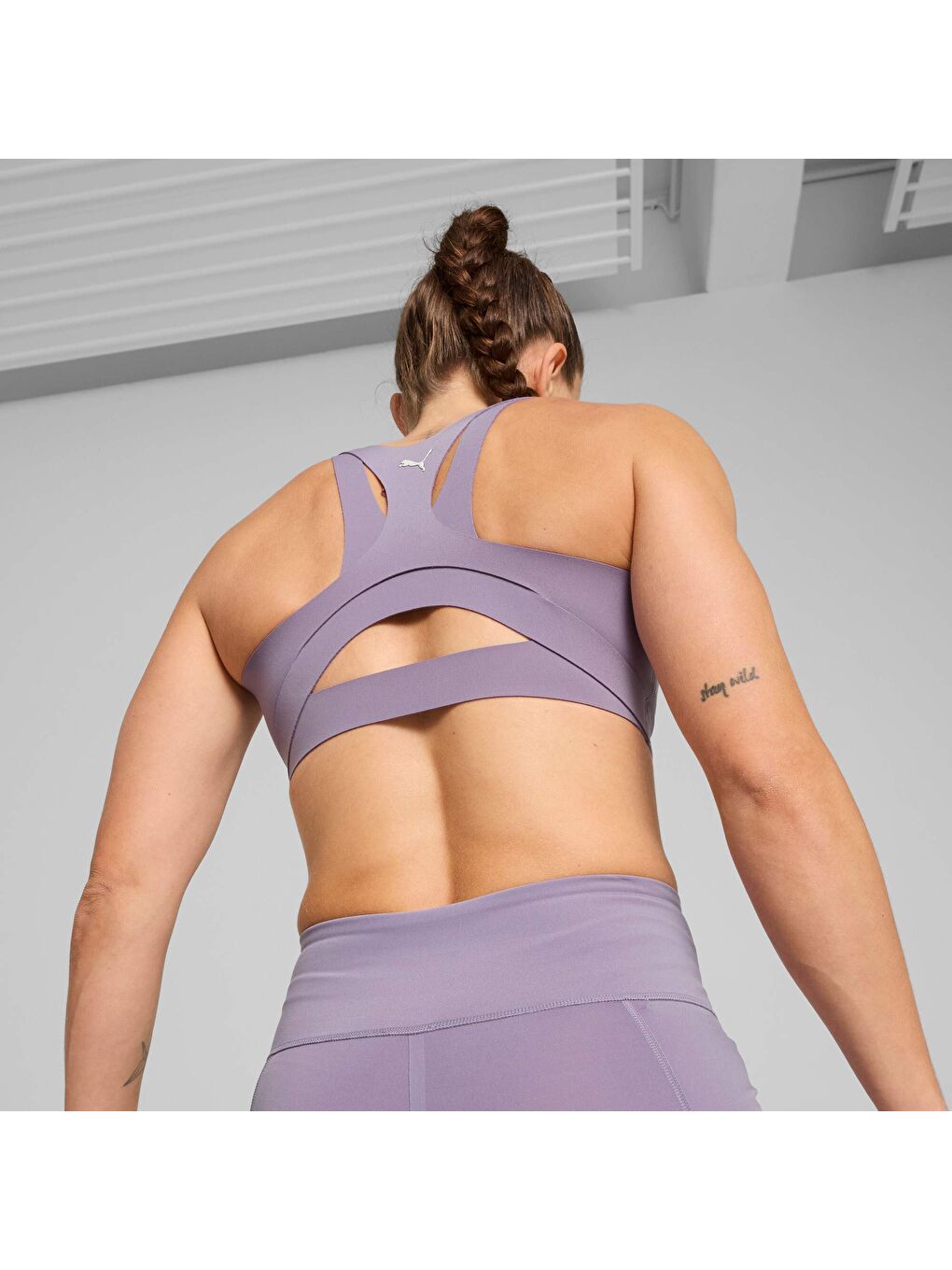 Mor PWR SHAPELUXE Spor Sütyeni-1