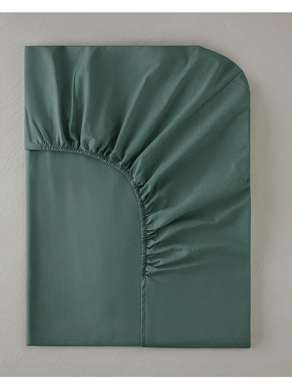 Yeşil Novella Premium Soft Pamuk King Size Lastikli Çarşaf 180x200 cm Koyu Seledon