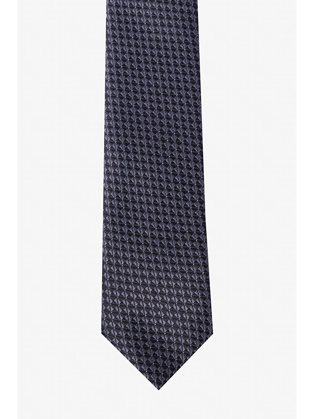 Erkek Siyah Desenli İnce Kravat-1