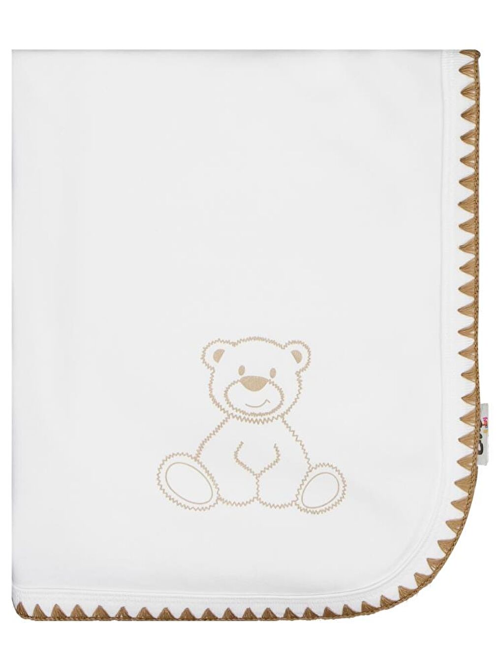 Baby Ayıcık Baskılı Battaniye - Ekru Standart-1