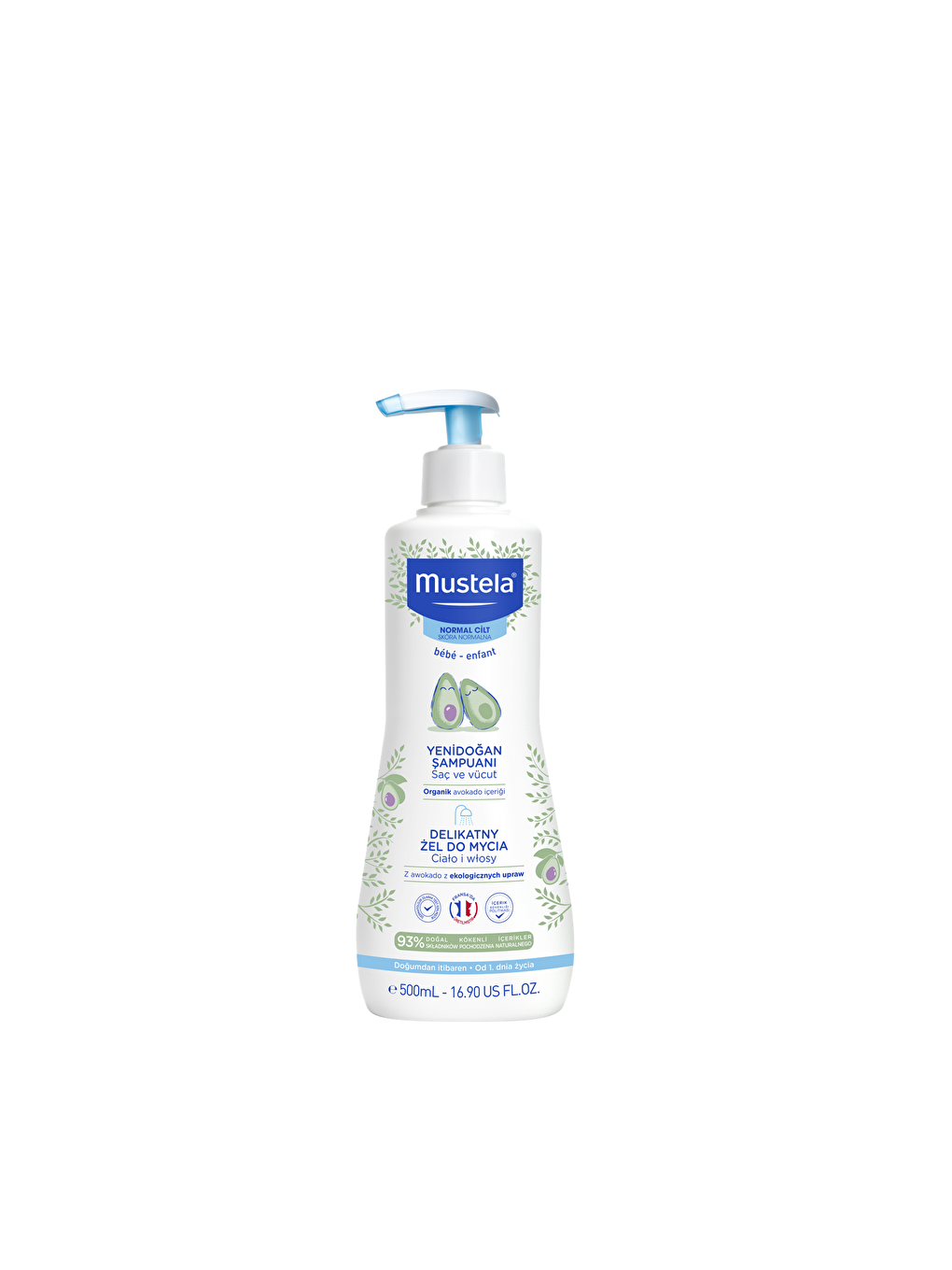 Mustela Renksiz Gentle-Cleansing Gel 500ml