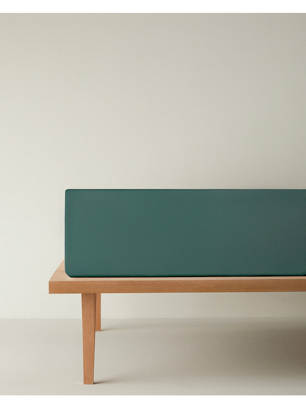 Yeşil Novella Premium Soft Pamuk King Size Lastikli Çarşaf 180x200 cm Koyu Seledon-5