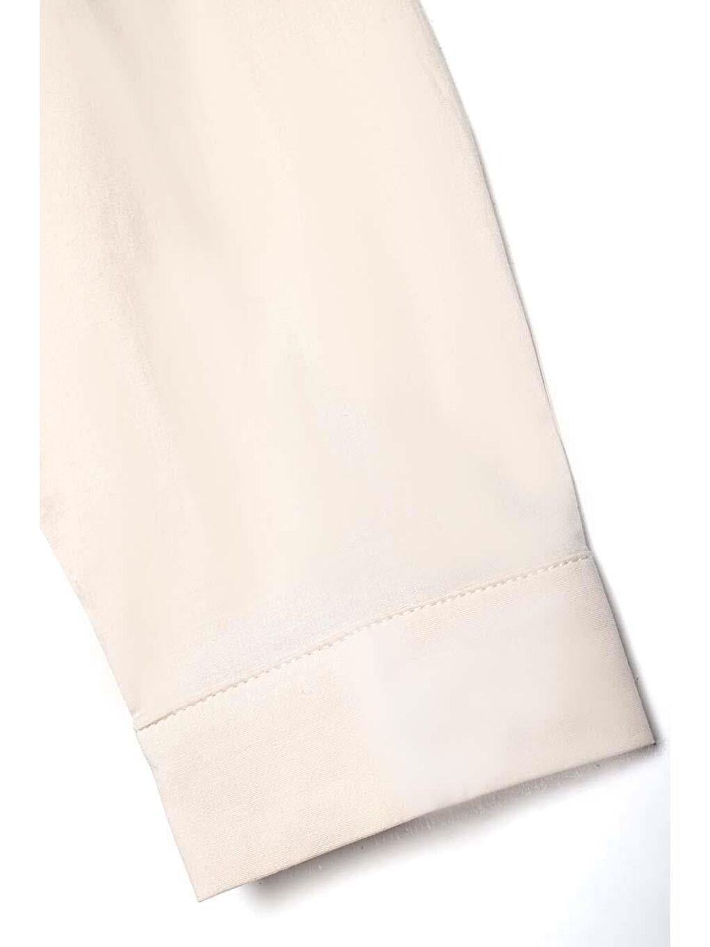 Bej Taş-Pamuklu Taş Detaylı Gömlek Tunik-4