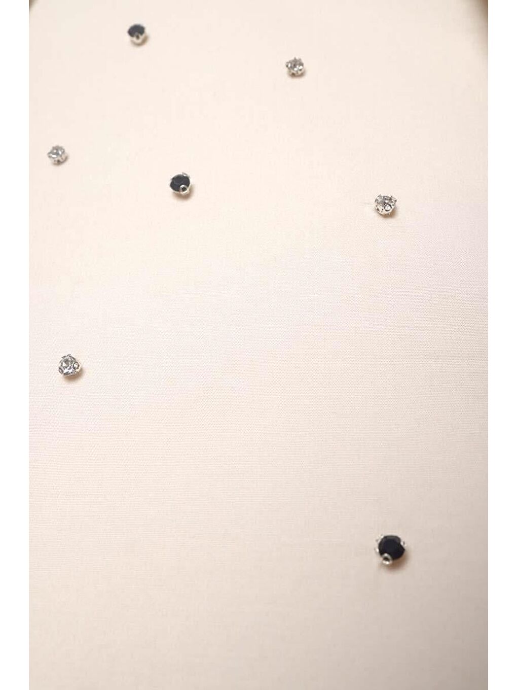 Bej Taş-Pamuklu Taş Detaylı Gömlek Tunik-5