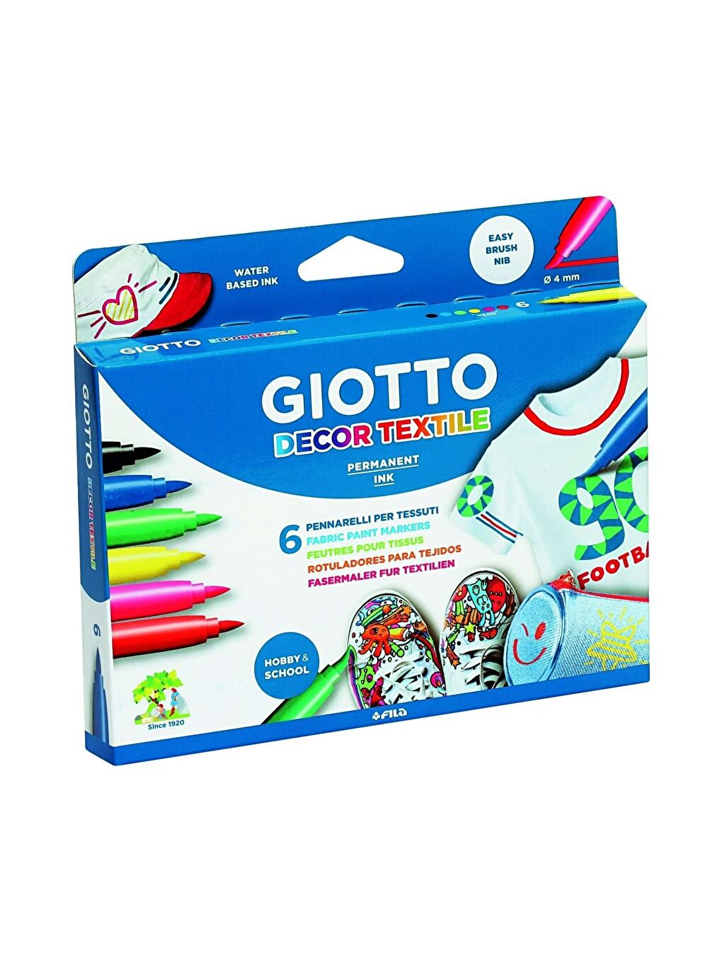 Decor Tekstil Kumaş Boyası 6 Renk (49480000)