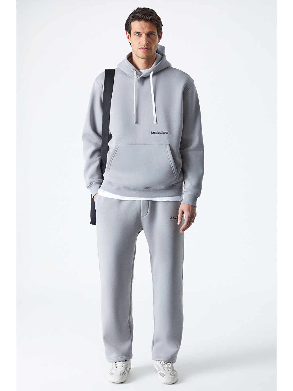 Narcıso Erkek Yumuşacık İçi Polarlı Gri Sweatshirt-1