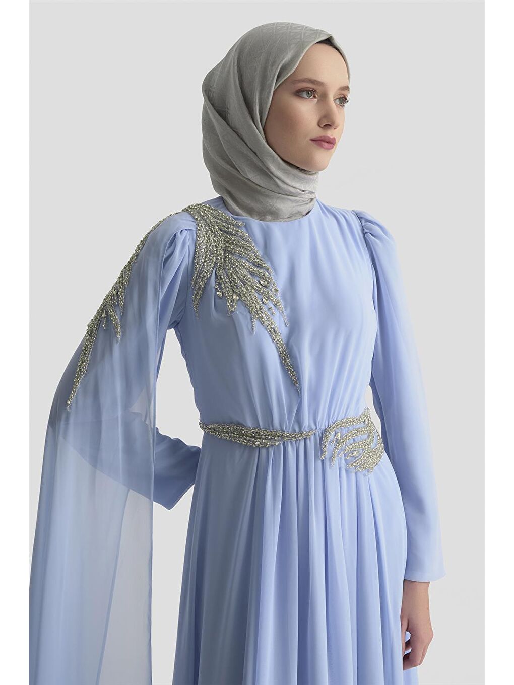 Abiye 25Yd9183 Mavi-2