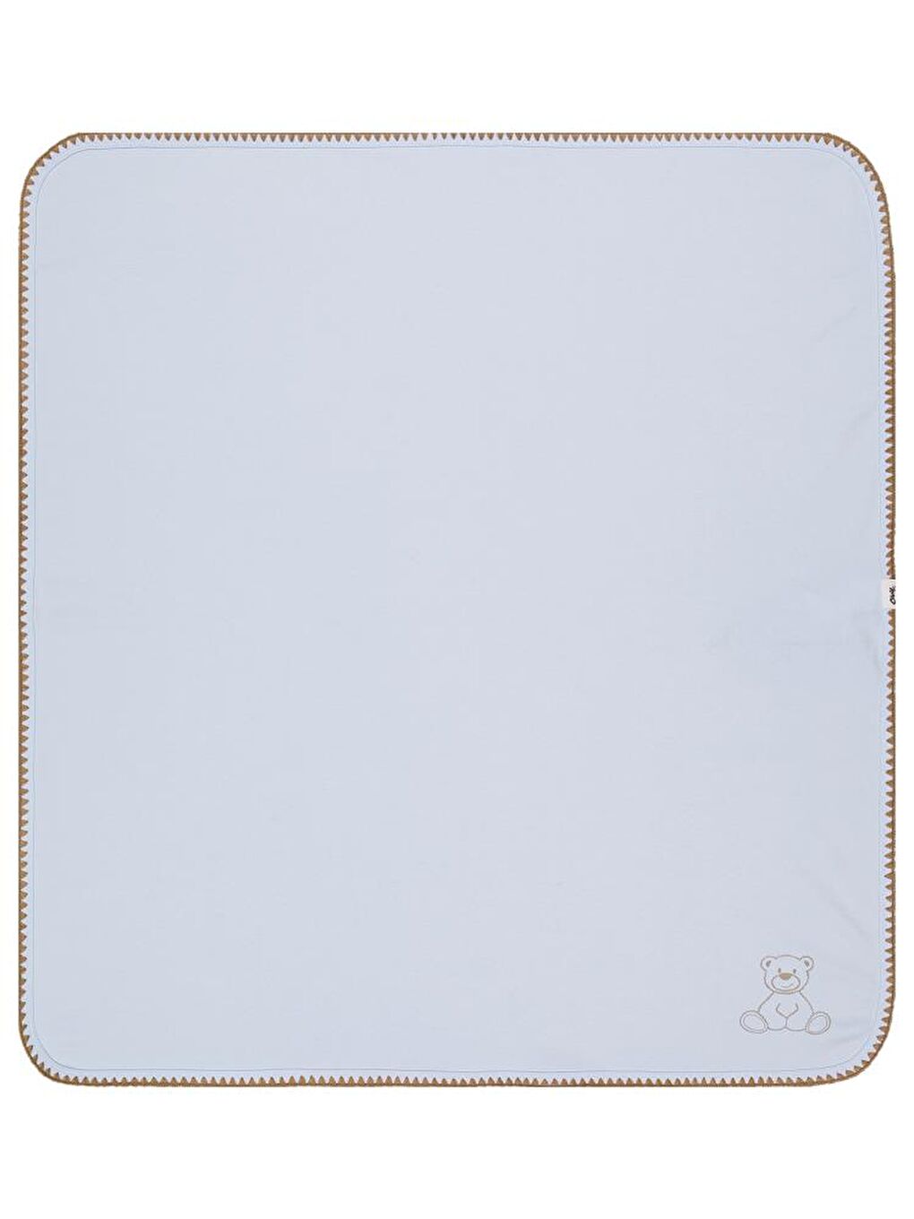 Baby Ayıcık Baskılı Battaniye - Mavi Standart