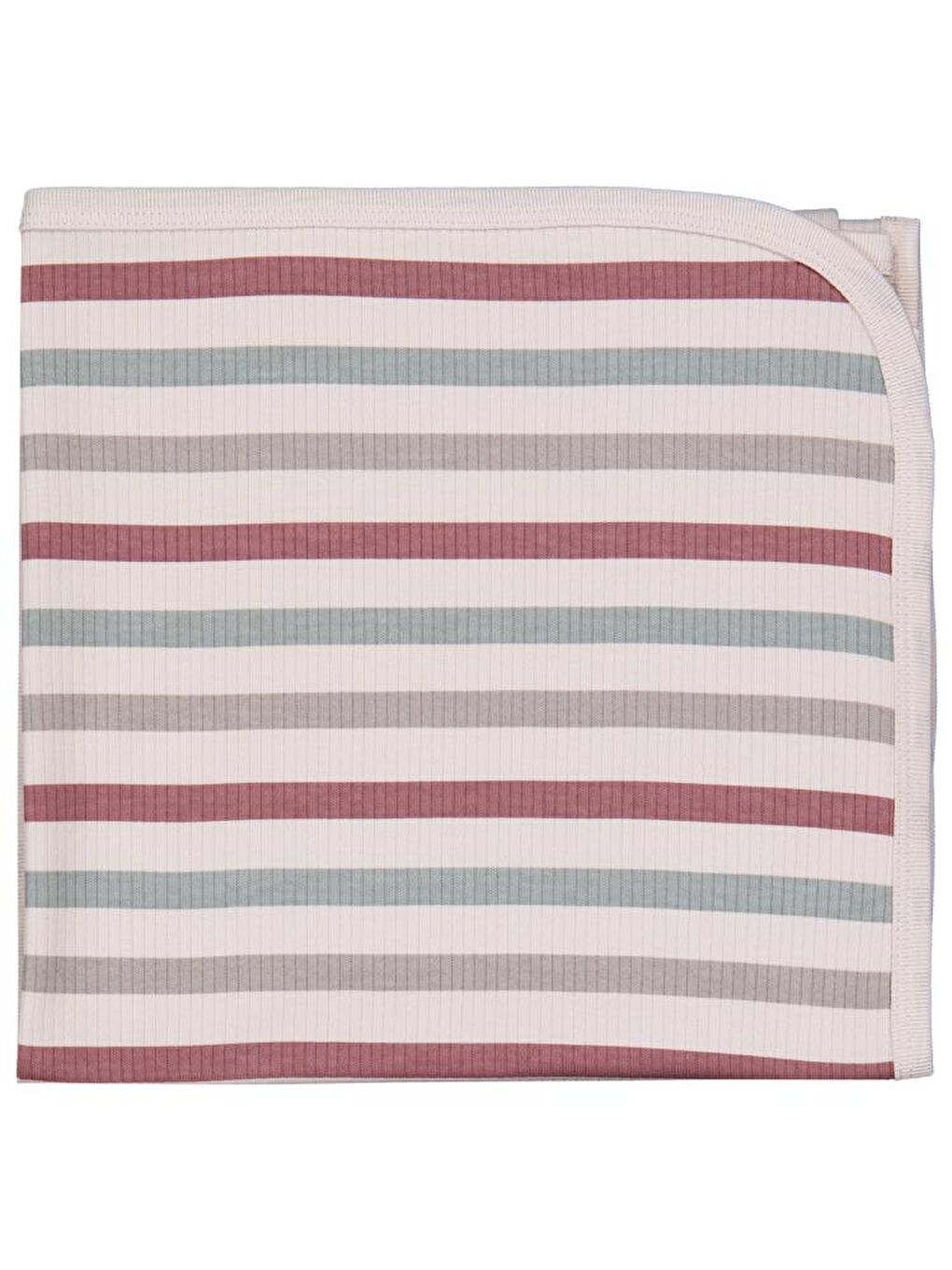 Baby Çizgi Empirme Battaniye - Bej Standart