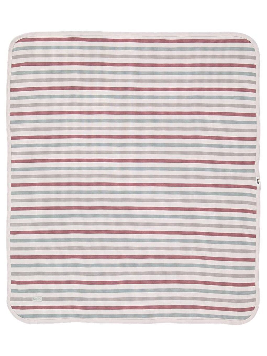 Baby Çizgi Empirme Battaniye - Bej Standart-2