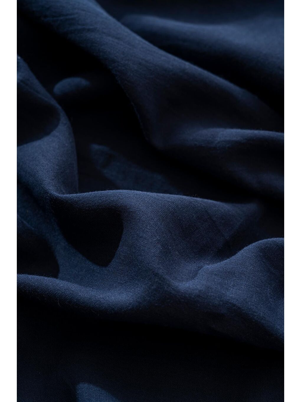 Kadın Tesettür %100 Pamuklu Vual Şal Lacivert-2