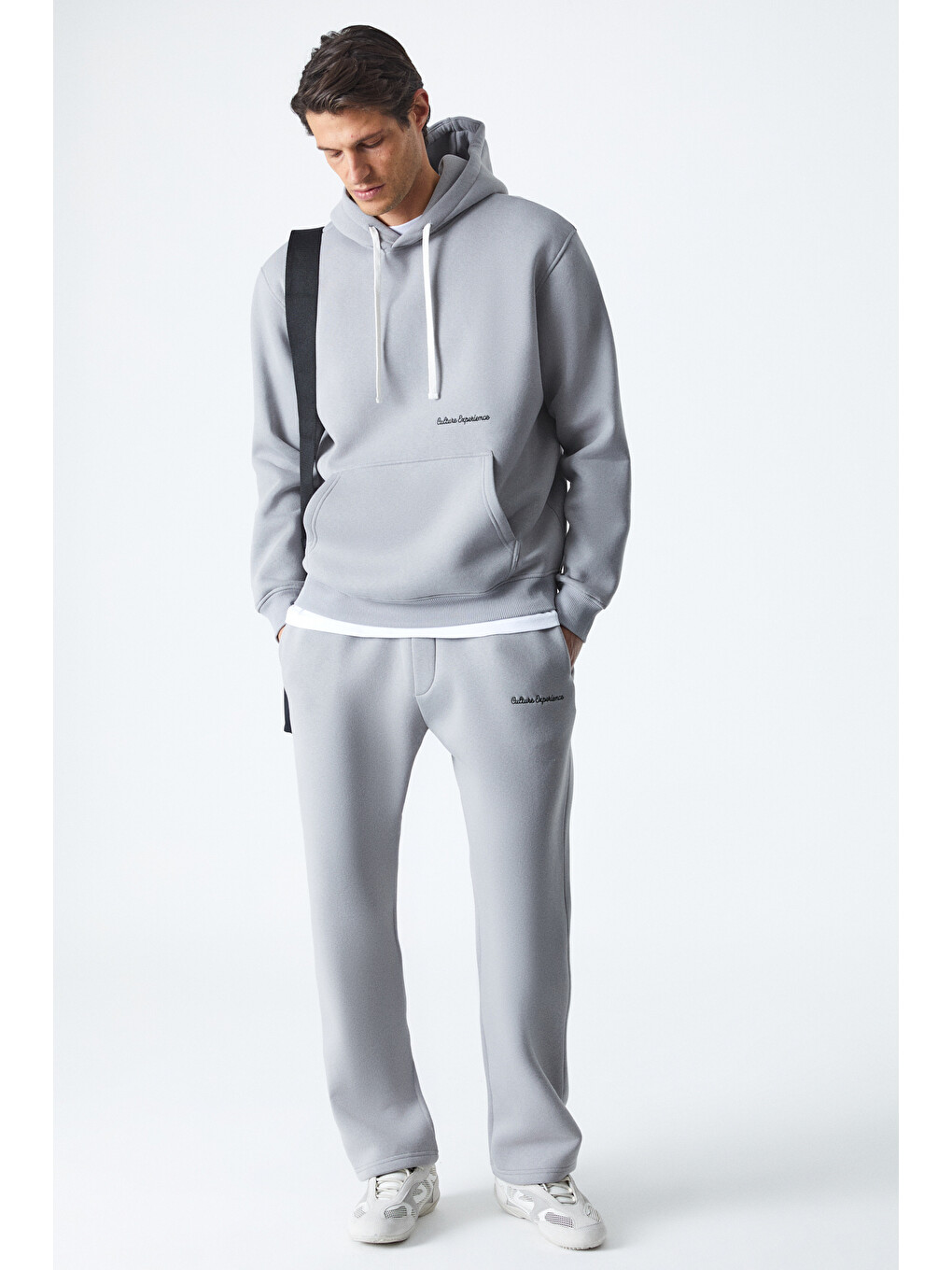Narcıso Erkek Yumuşacık İçi Polarlı Gri Sweatshirt-3