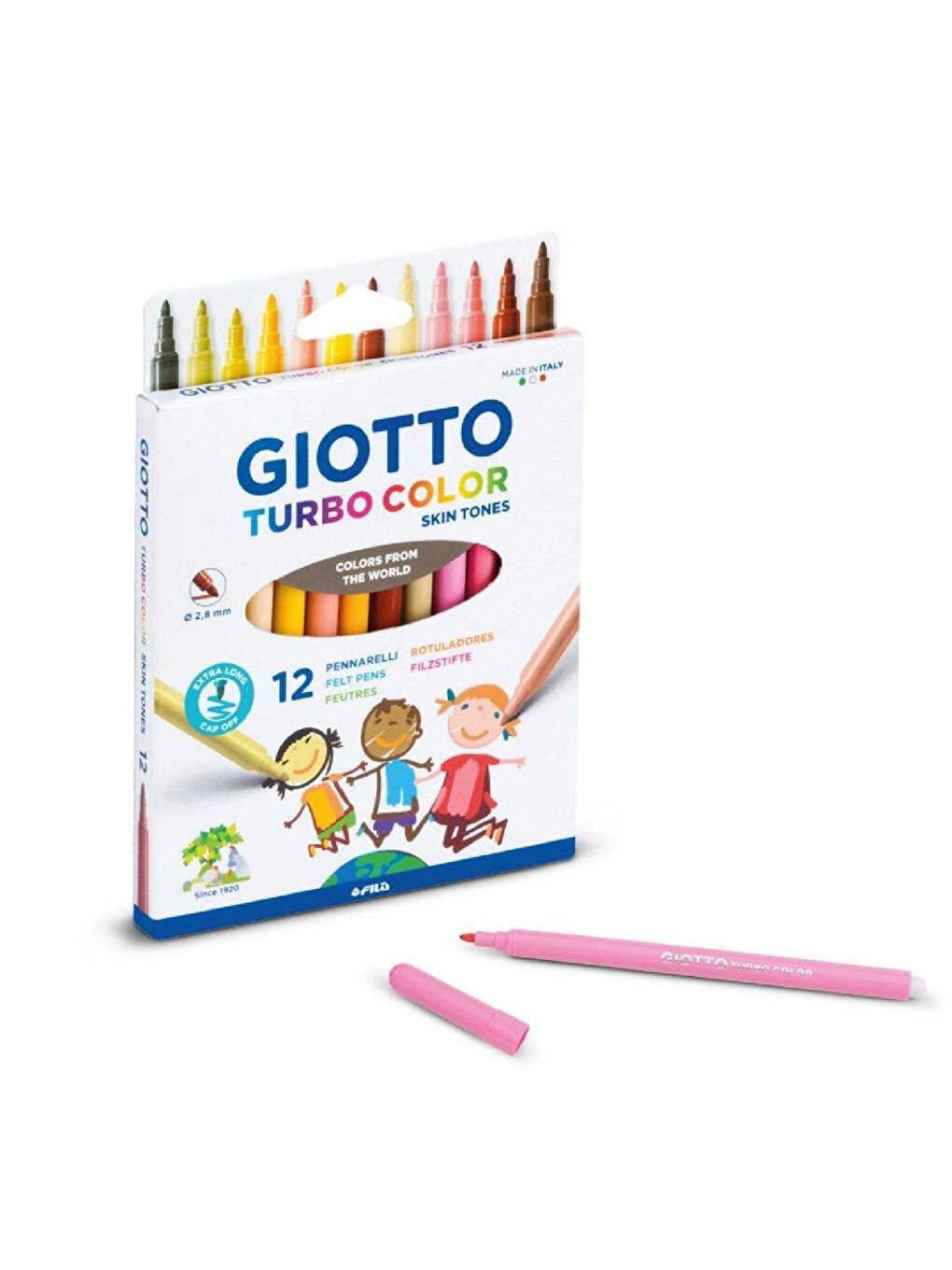 Turbo Color Skin Tones Keçeli Kalem 12 Renk (F526900)