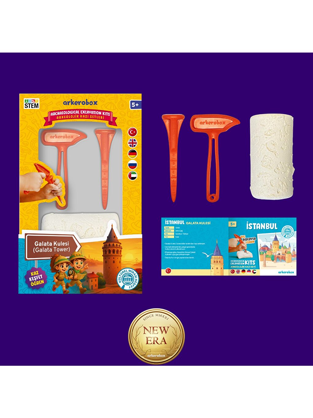 Galata Kulesi (Galata Tower) New Era Eğitici Kazı Seti-2