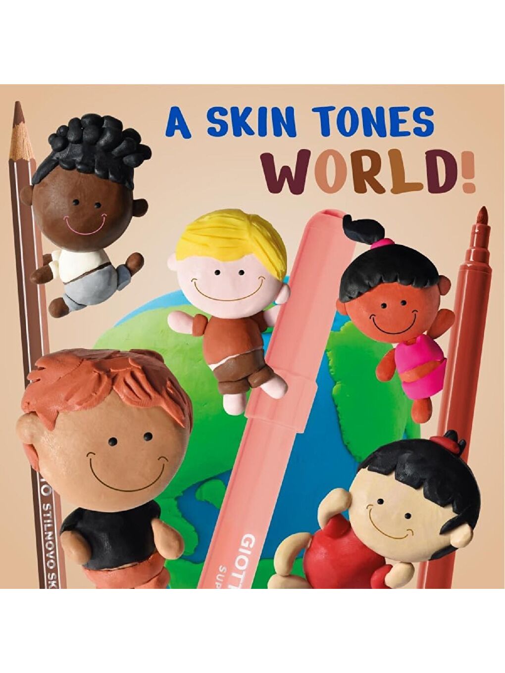 Turbo Color Skin Tones Keçeli Kalem 12 Renk (F526900)-1