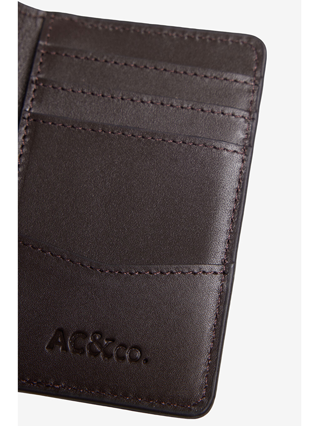 Erkek Kahverengi Suni Deri Kartlık-3