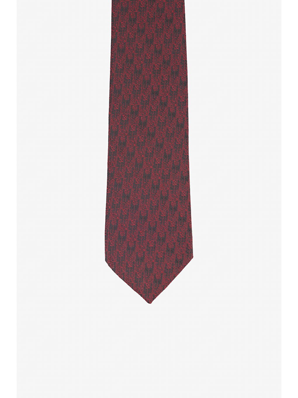 Erkek Bordo-Siyah Desenli Kravat-1