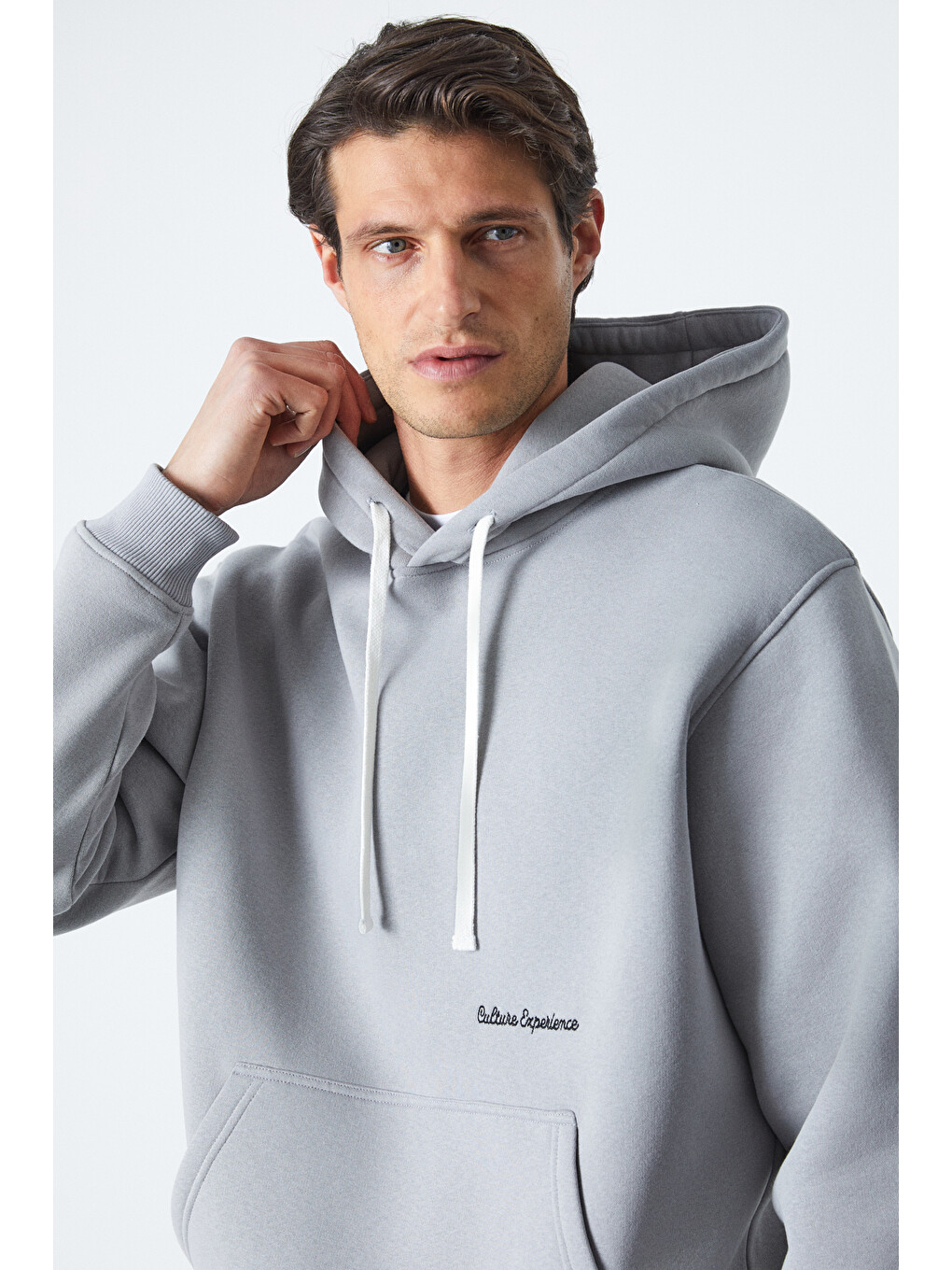 Narcıso Erkek Yumuşacık İçi Polarlı Gri Sweatshirt-4