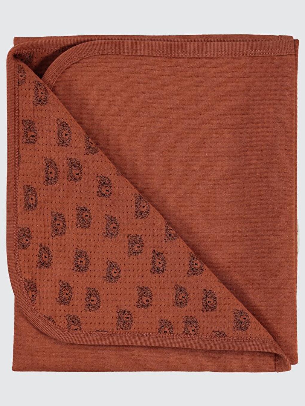 Kahverengi Baby Ayıcık Baskılı Battaniye - Kahve Standart-1
