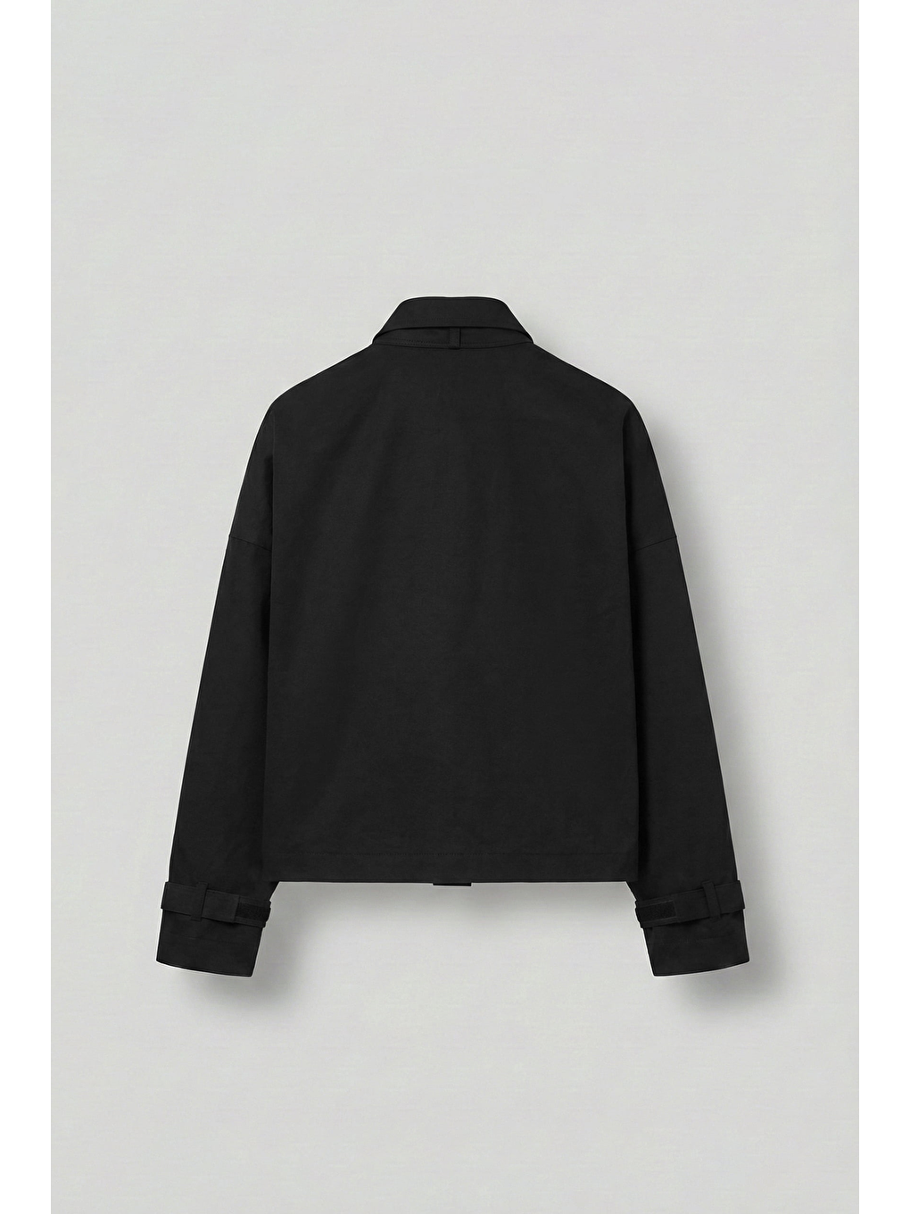 Erkek Boxy Fit Cep Detaylı Premium Ceket Siyah-1