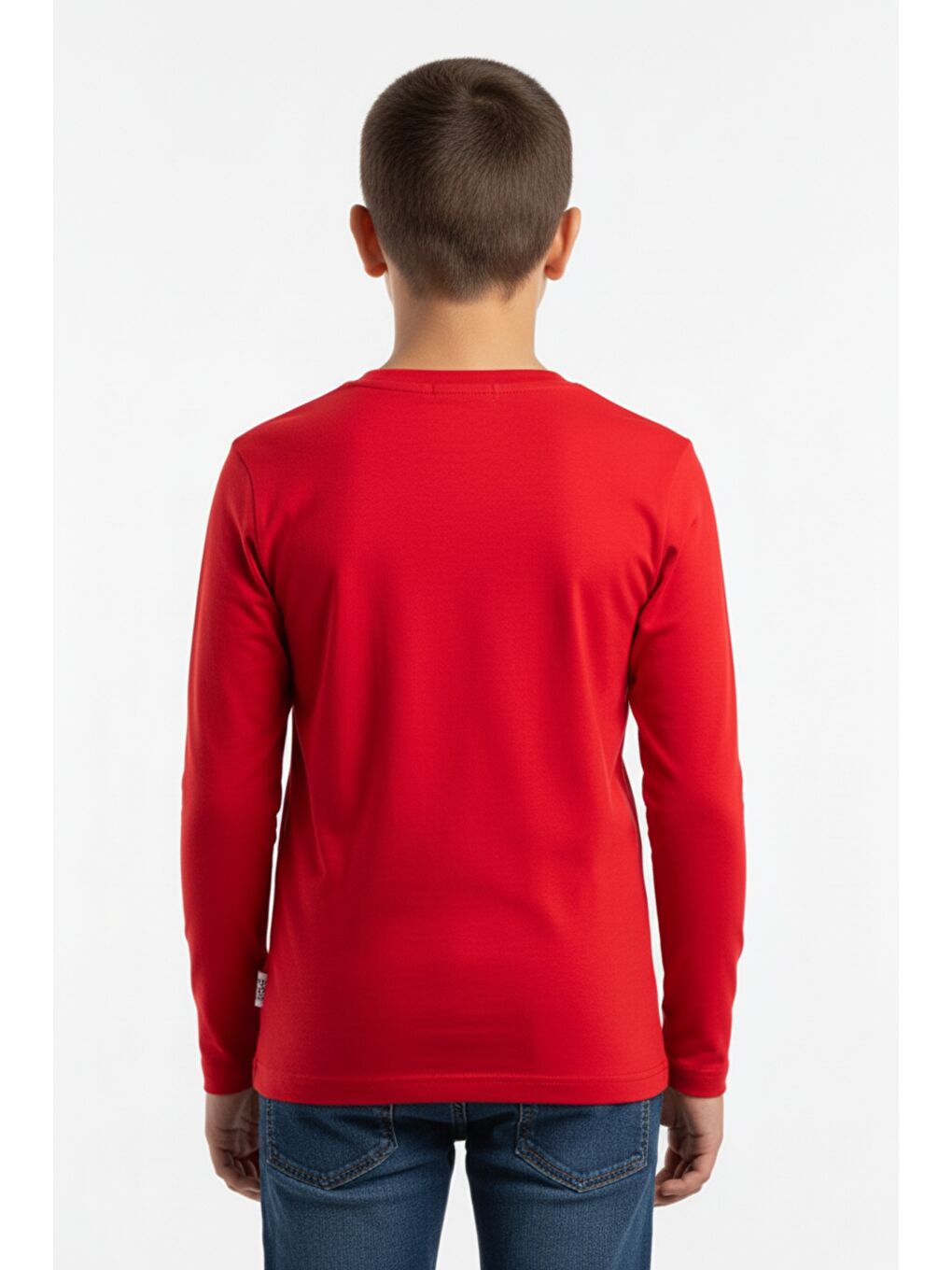 Kırmızı Erkek Çocuk Baskılı Tişört-4